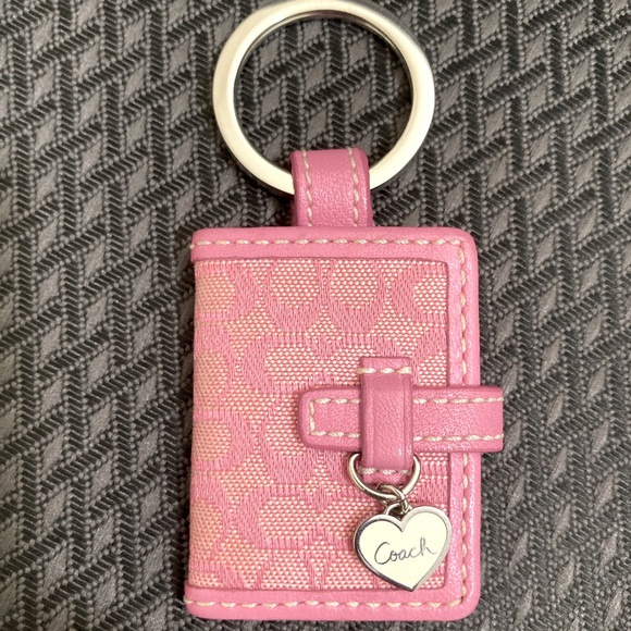 Coach Accessories - Coach Notebook Leather Keychain